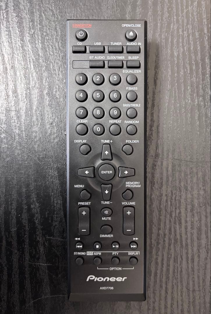 Pioneer X-CM35-T CDコンポ Bluetooth対応 リモコン付