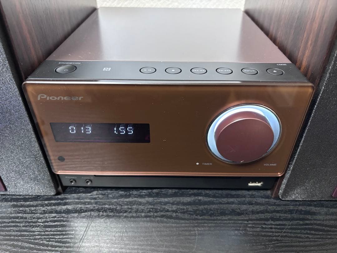 Pioneer X-CM35-T CDコンポ Bluetooth対応 リモコン付