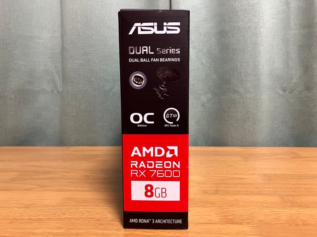 【新品未開封】ASUS DUAL-RX7600-O8G-EVO