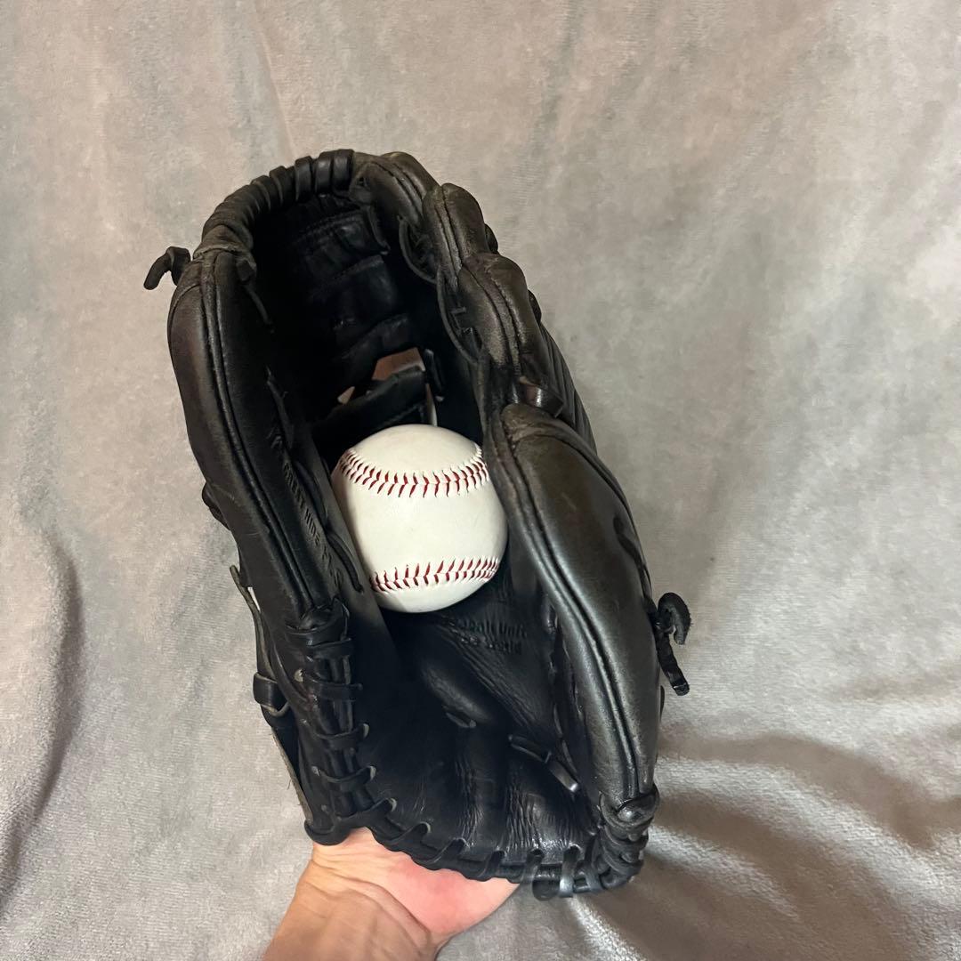 Mizuno ビューリーグ　硬式内野手用グラブ　赤ビュー　Mマーク