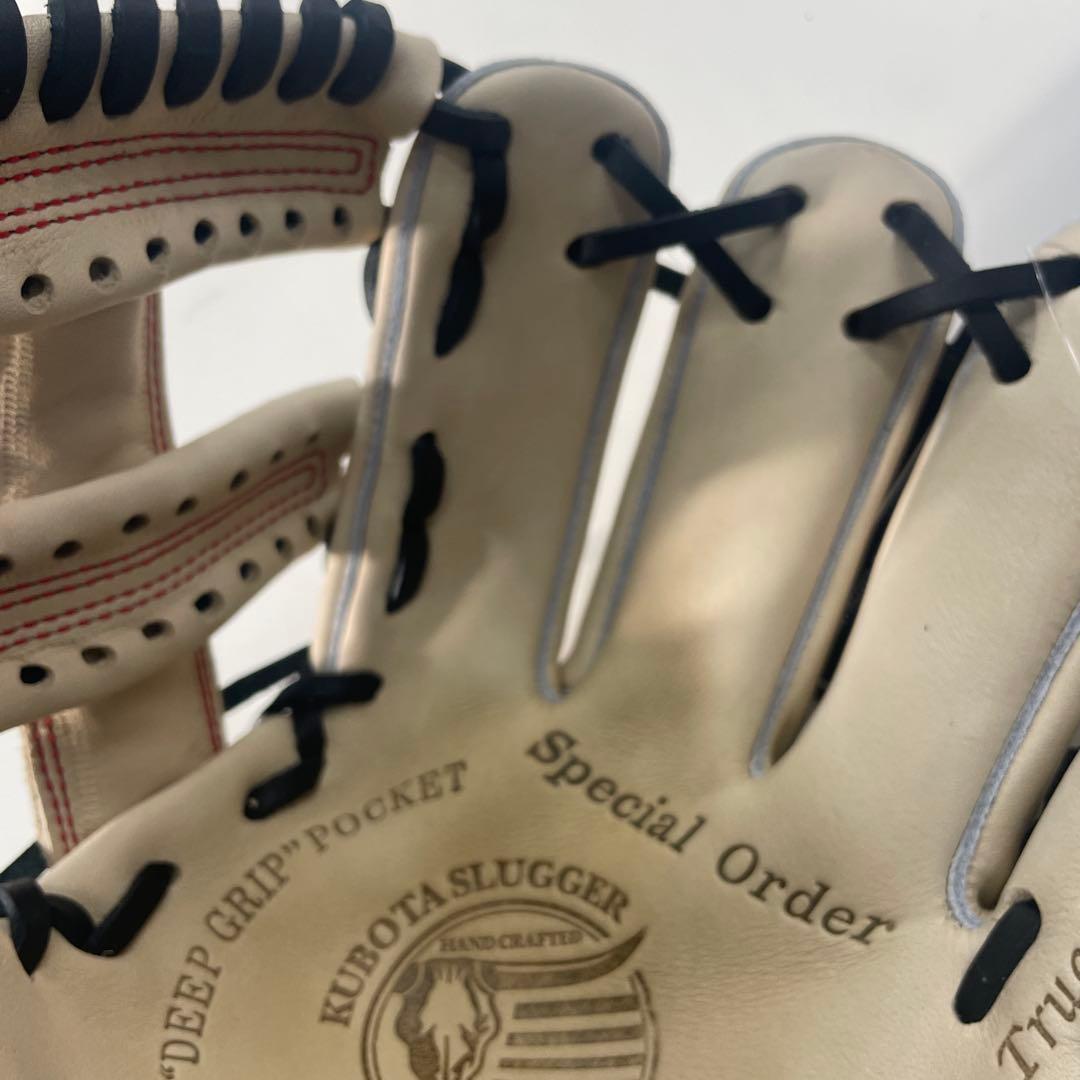 希少 久保田スラッガー 限定ジュニア軟式グローブ クリーム色 J6X型