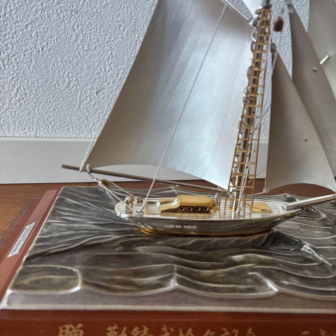 TAKEHIKO 武比古作 SILVER 985銀製ヨット 置物 シルバー製