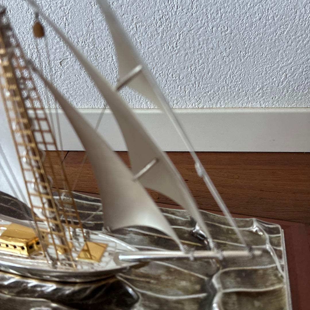 TAKEHIKO 武比古作 SILVER 985銀製ヨット 置物 シルバー製