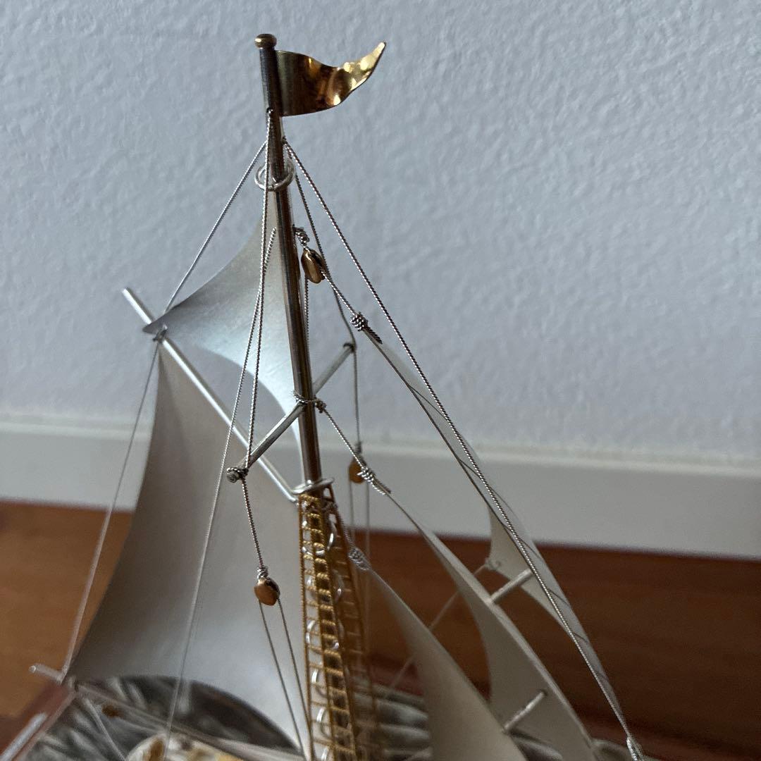 TAKEHIKO 武比古作 SILVER 985銀製ヨット 置物 シルバー製