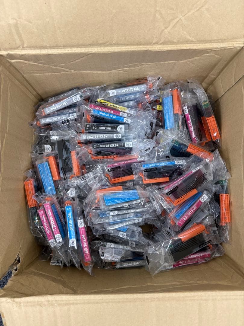 BCI-381XL インクカートリッジセット合計145個