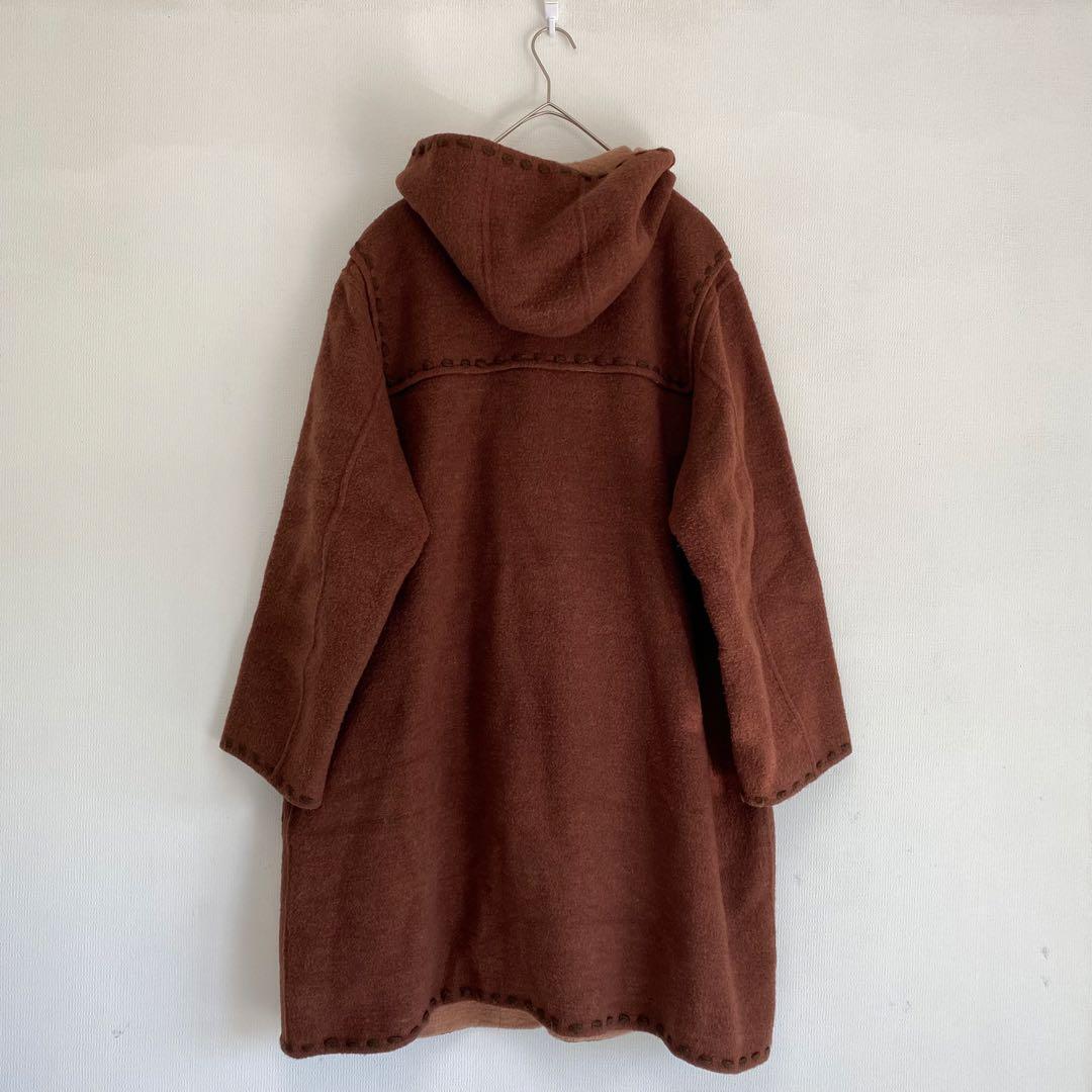 【HAI SPORTING GEAR】ビンテージ　ダッフルコート【M】ロング　毛