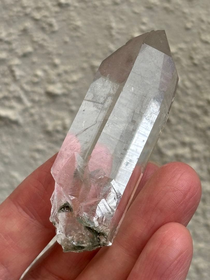 インド　マニハール水晶　グリーンファントム　50g 超透明　トップクオリティ