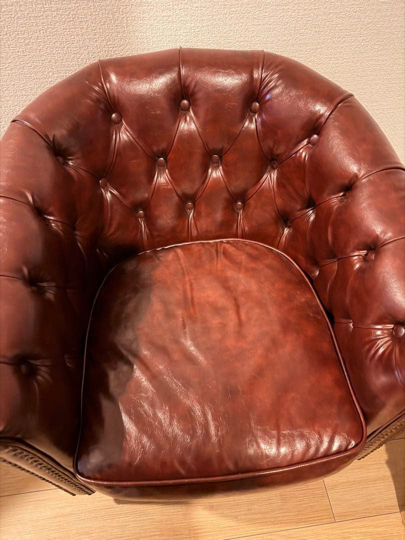 【美品】【送料無料】ヴィンセント　チェスターフィールド　茶