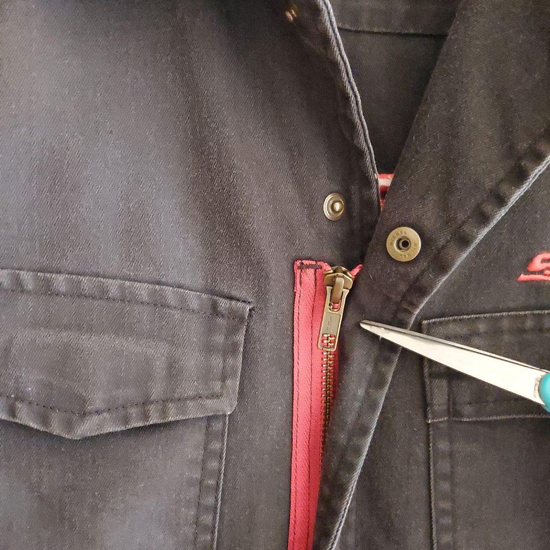 【Snap-on】スナップオン 刺繍 オールインワン L 紺