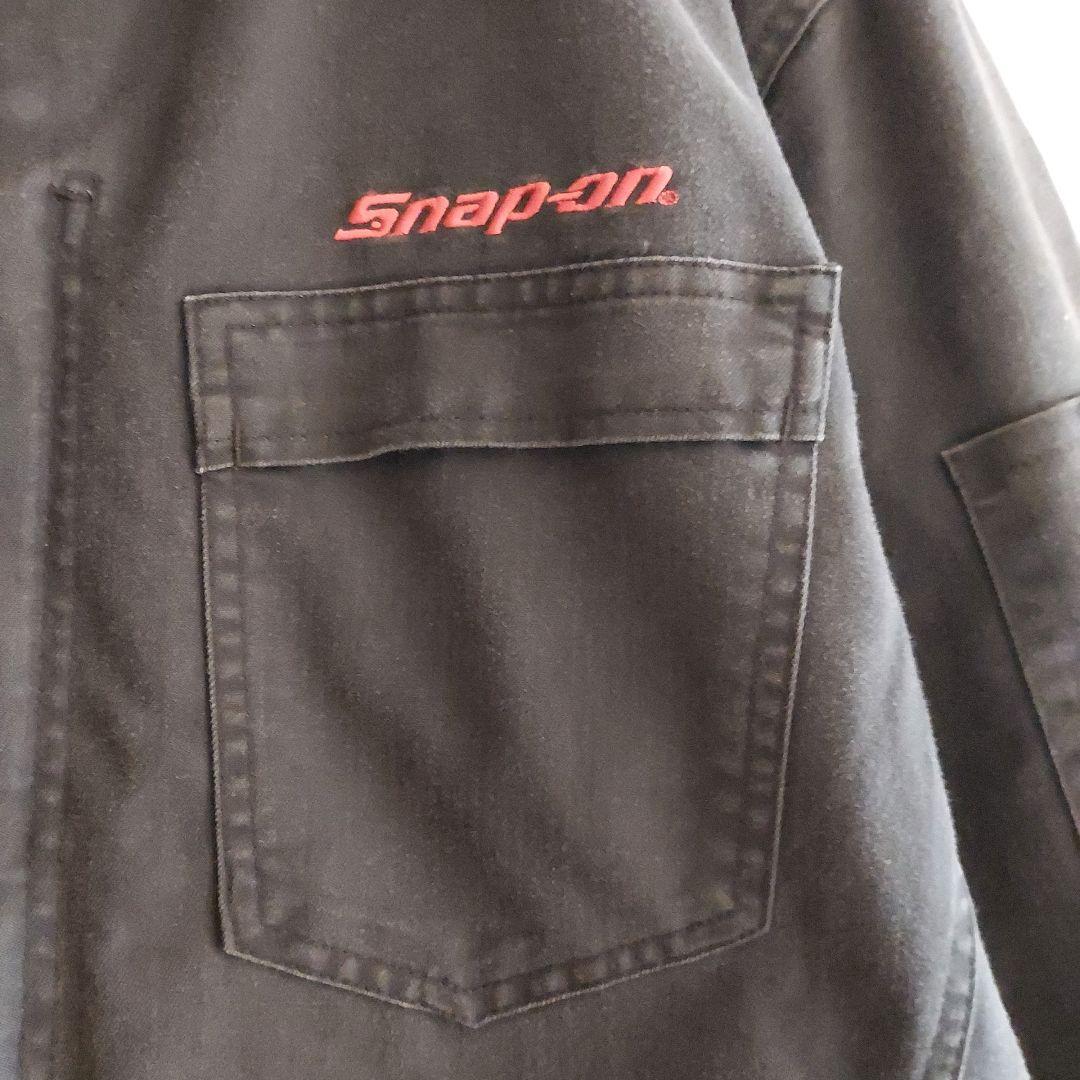 【Snap-on】スナップオン 刺繍 オールインワン L 紺