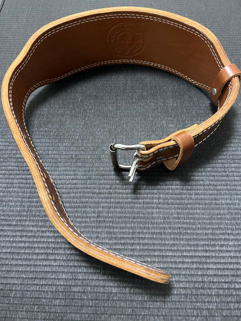 GOLD'S GYM パワーベルト ブラウン