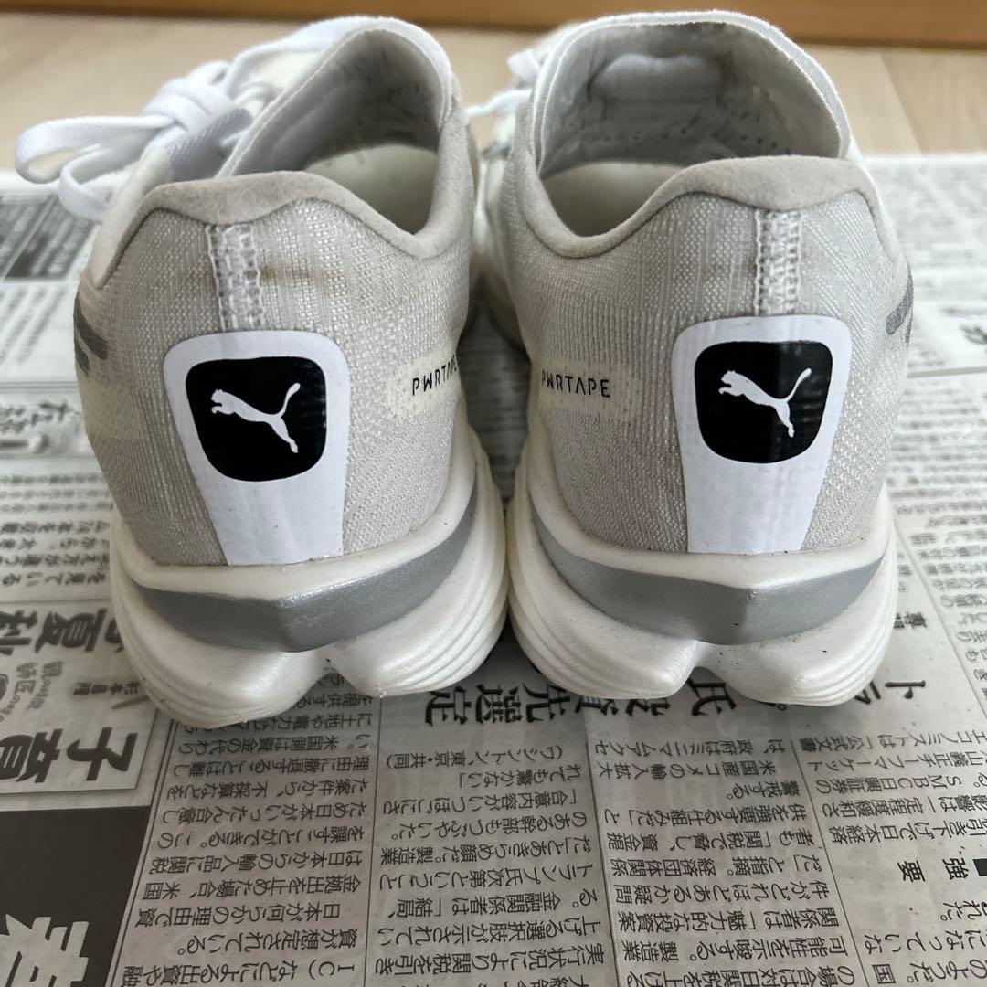 PUMA ディヴィエイトニトロエリート3 ホワイト 26.0 マラソンシューズ