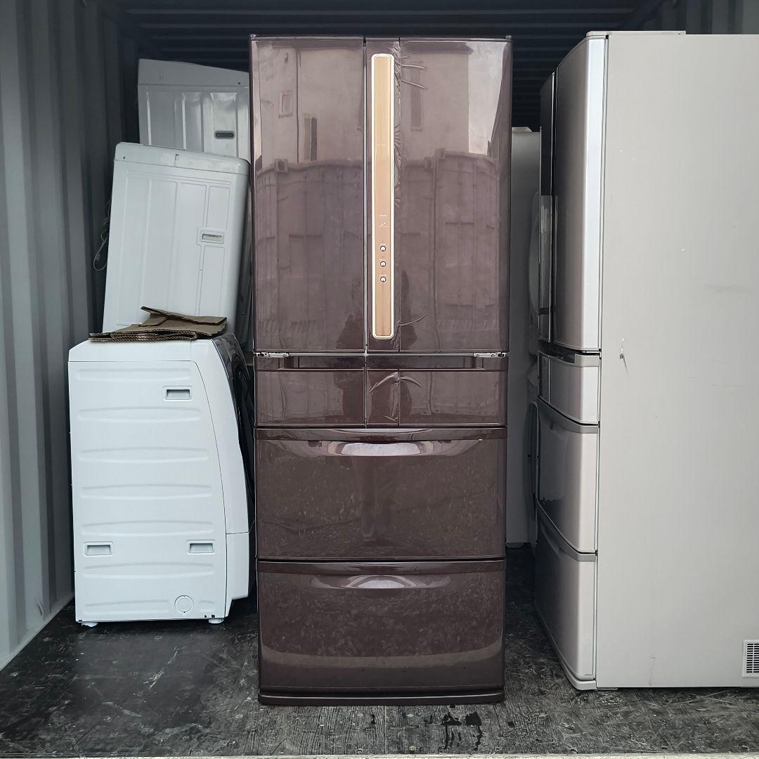 運搬取付無料！あずきカラー・純正日立ノンフロン冷蔵庫！完動品・美品！