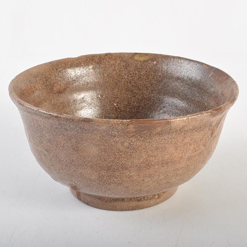 朝鮮美術　李氏朝鮮　後熊川茶碗　時代箱付　M　R7468