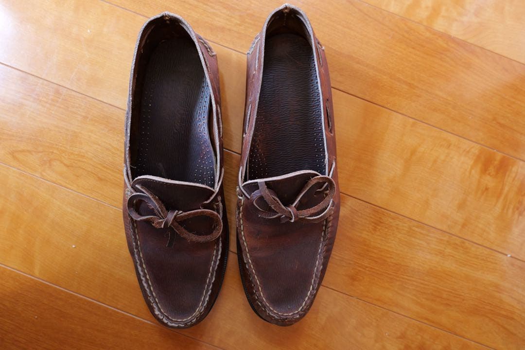 ⑮*川様 希少Beams plus ランコート レザー モカシンシューズ 草野氏