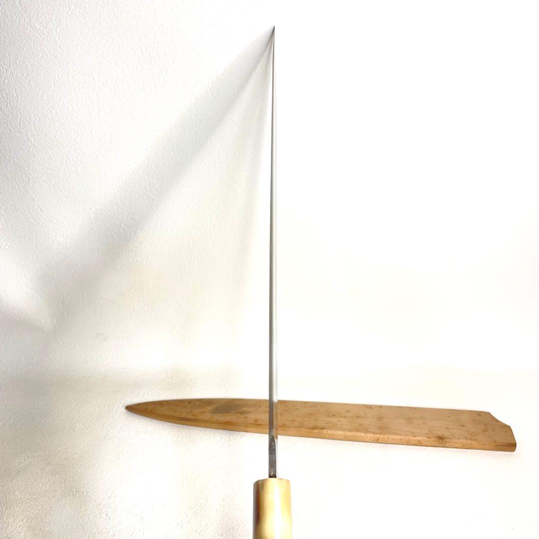 『スケナリ』　本刃付け　純日本鋼本焼　本職用高級包丁　佑成　祐成　柳刃　尺