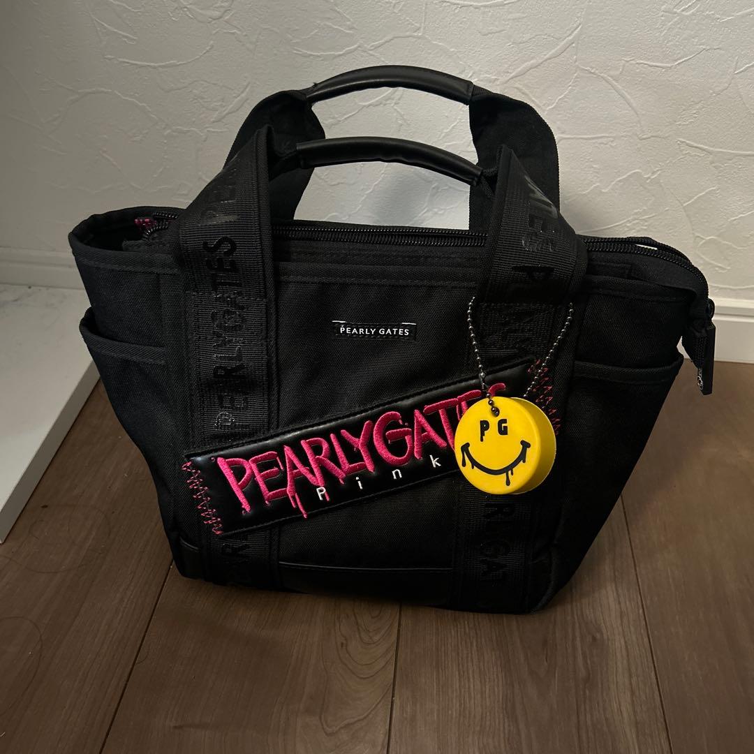 PEARLYGATES パーリーゲイツ カートバッグ 黒 ピンク
