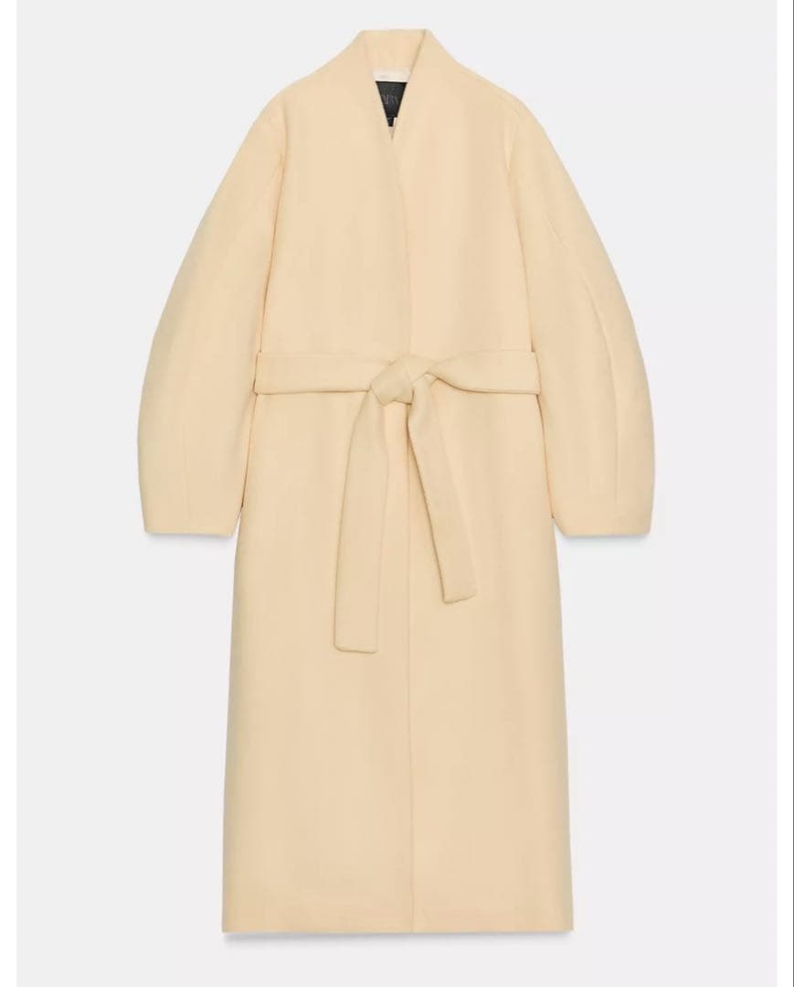 ‪*♡様 タグ付き新品★ZARAのオーバーサイズウール混紡コート★XSサイズ★バ