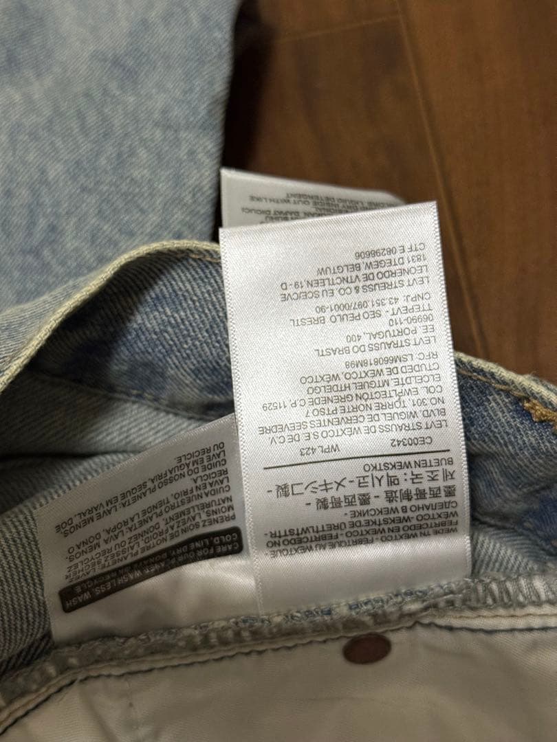 デニムティアーズ × リーバイス 501 デニム W30