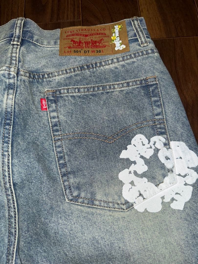 デニムティアーズ × リーバイス 501 デニム W30