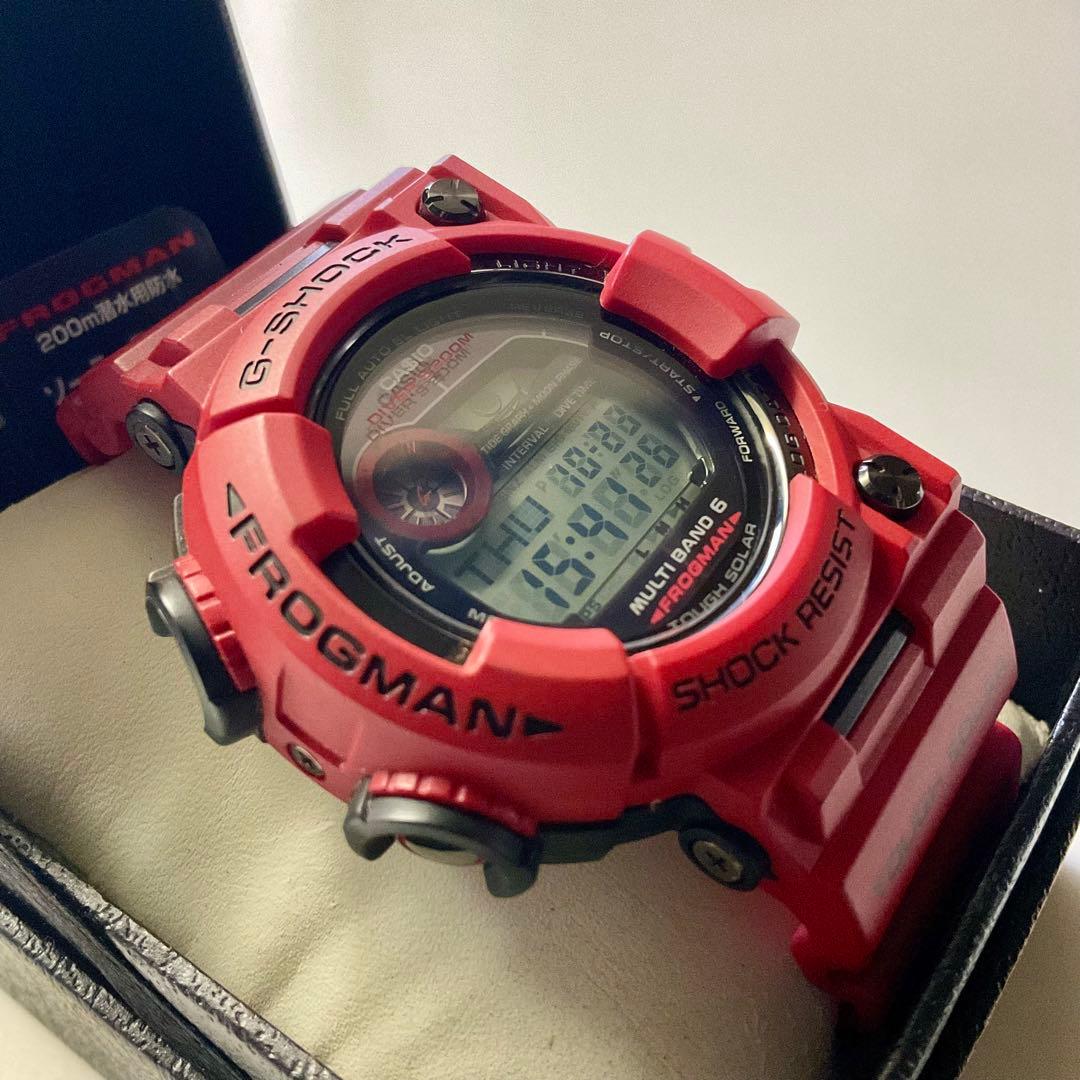 『ニャン太郎』美品G-SHOCKフロッグマンGWF-1000RD-4JF