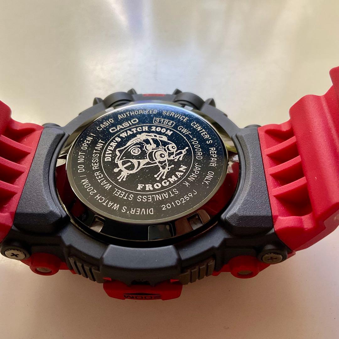 『ニャン太郎』美品G-SHOCKフロッグマンGWF-1000RD-4JF
