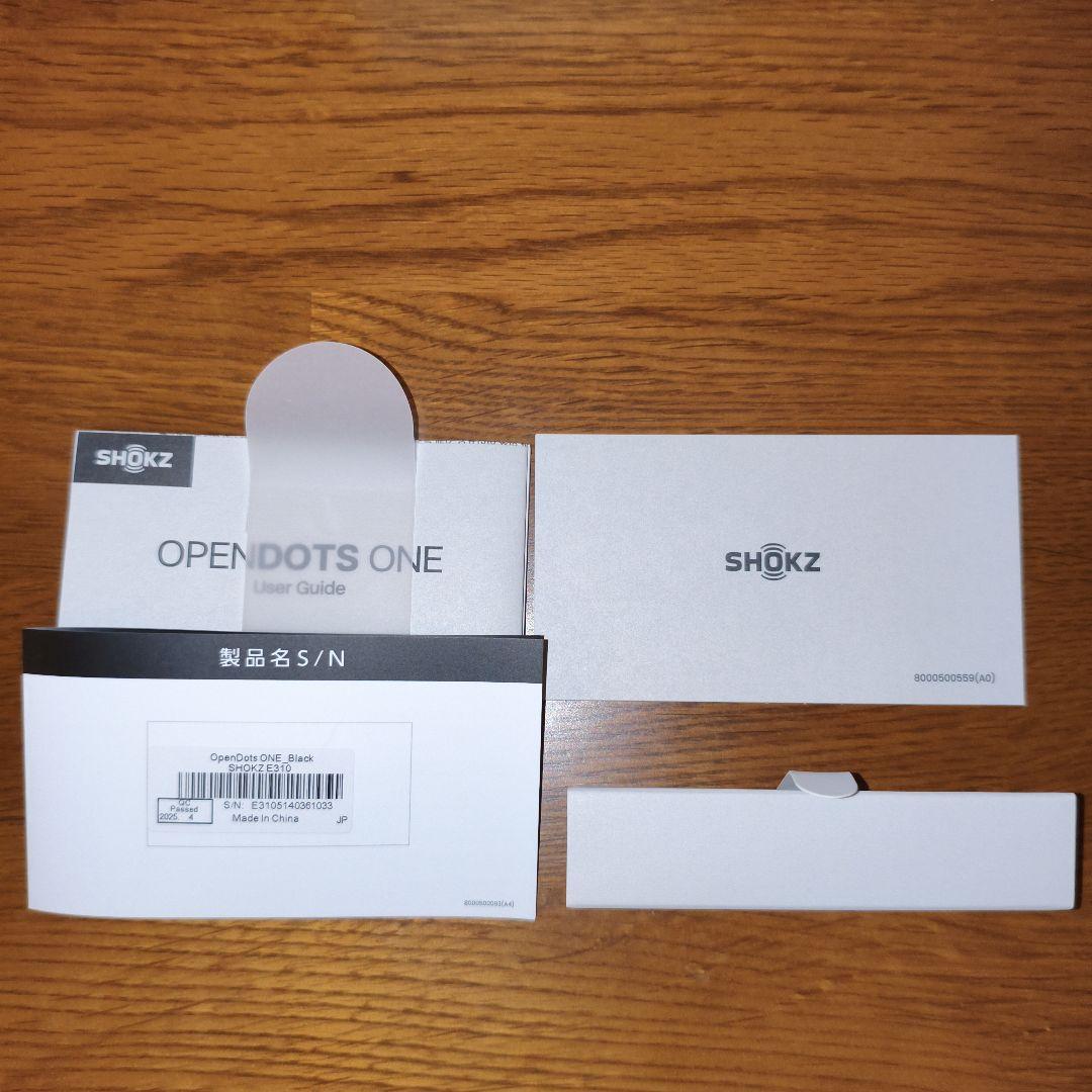 【超美品】SHOKZ OPENDOTS ONE ブラック