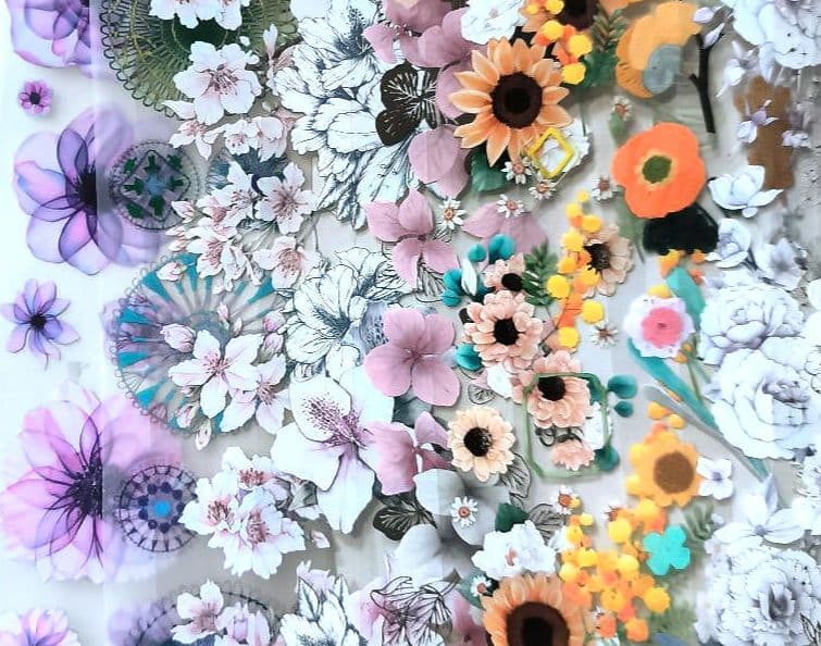 海外マステ切り売りボタニカル系370