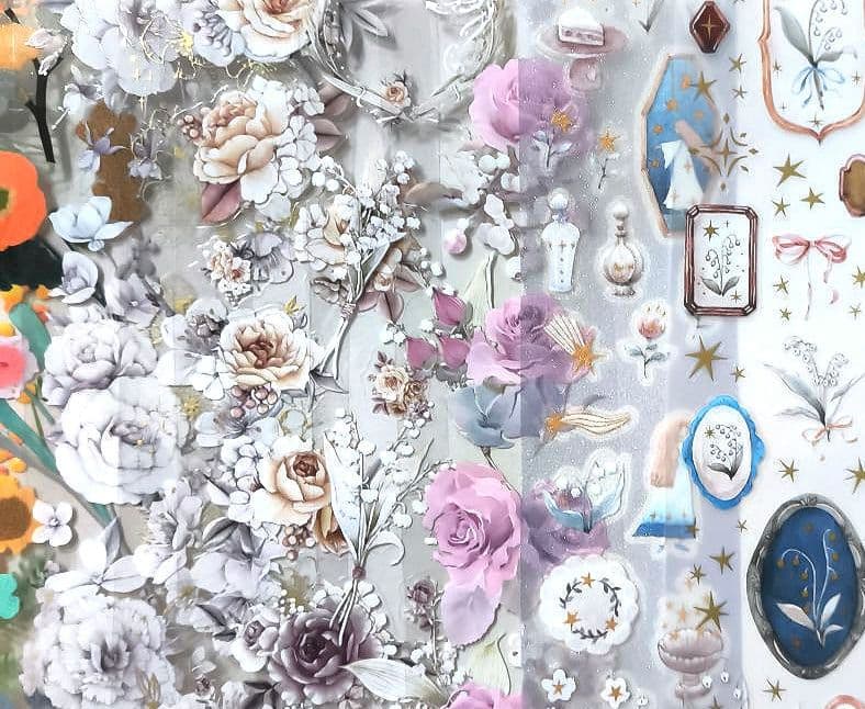 海外マステ切り売りボタニカル系370