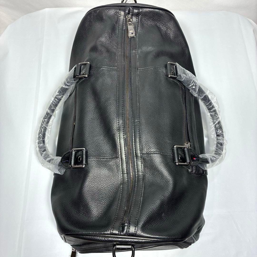 【新品タグ付】 BOSTANTEN 2way ゴルフバッグ シューズ収納 本革