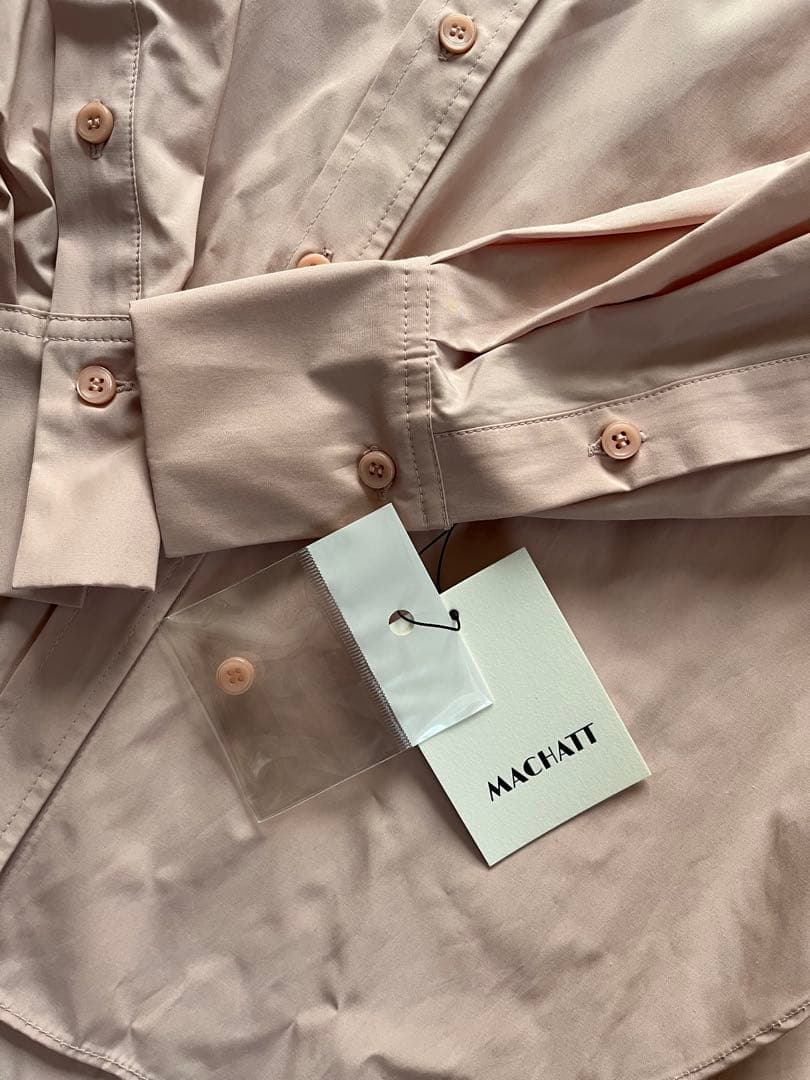 MACHATT マチャット オーバーシャツ ピンク