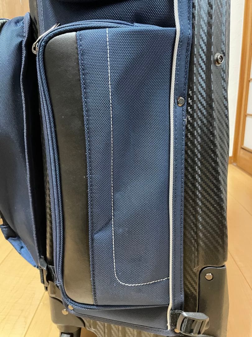 TIGORA×HELIX 限定モデル 4輪キャスター付 ゴルフキャディバッグ