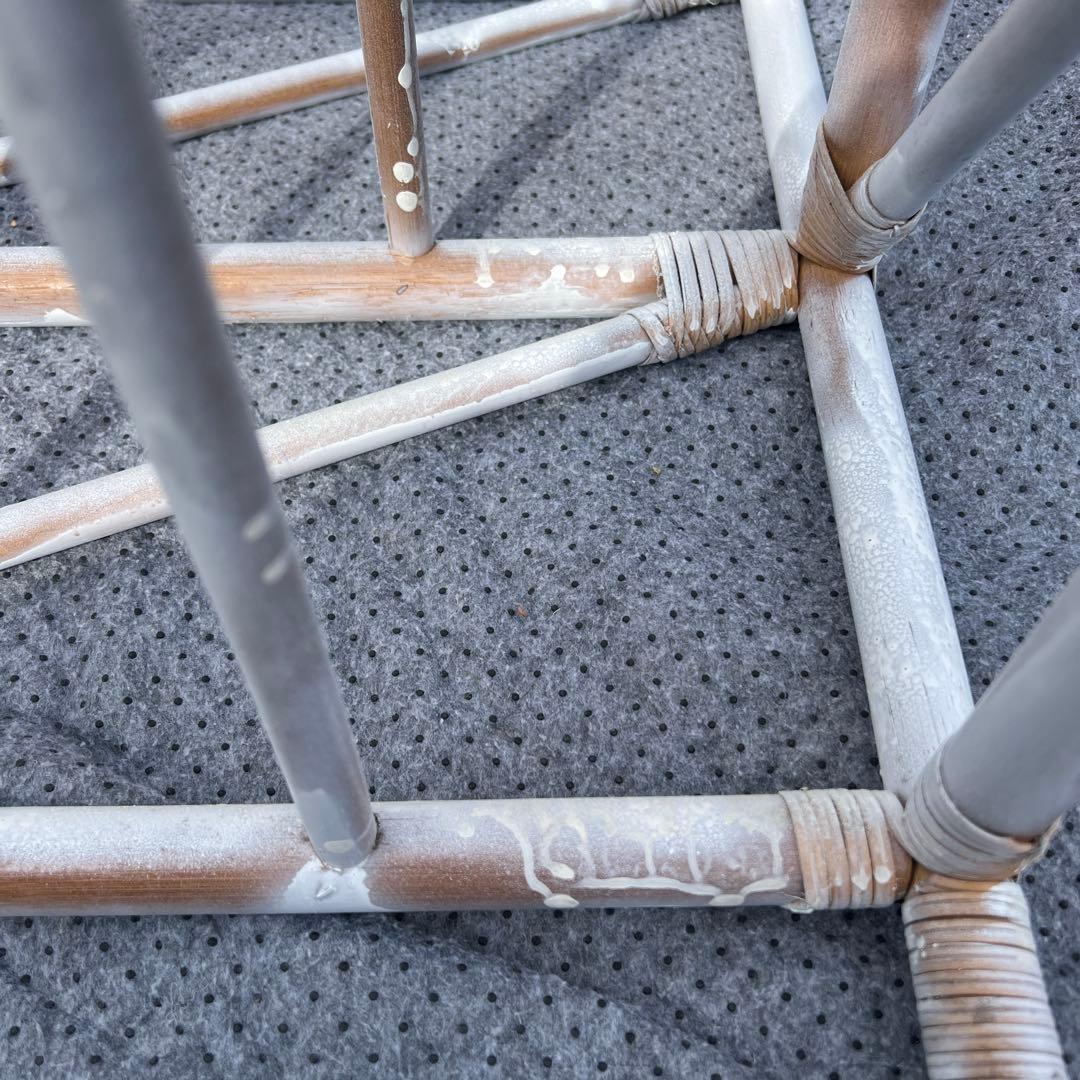 籐家具 ラタン エスニック アジアンラック チェスト 引き出し ホワイトラタン