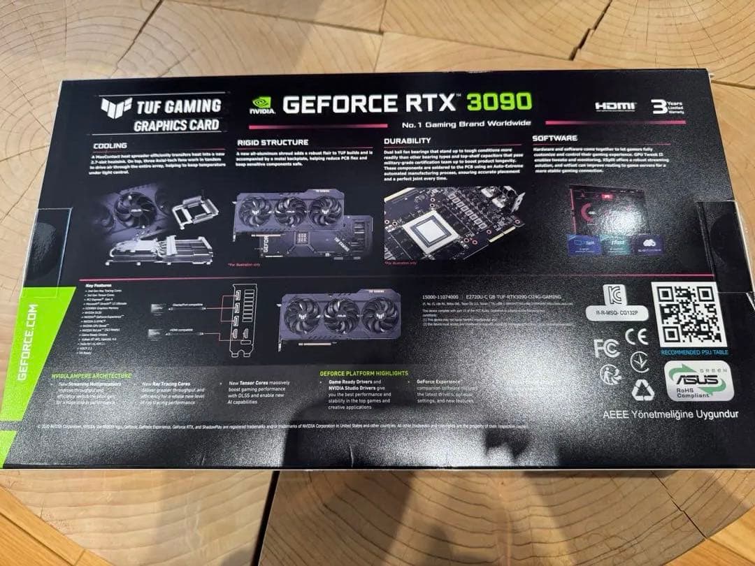 グラフィックボード・グラボ・ビデオカード ASUS TUF Gaming GeForce RTX 3090 OC 24GB