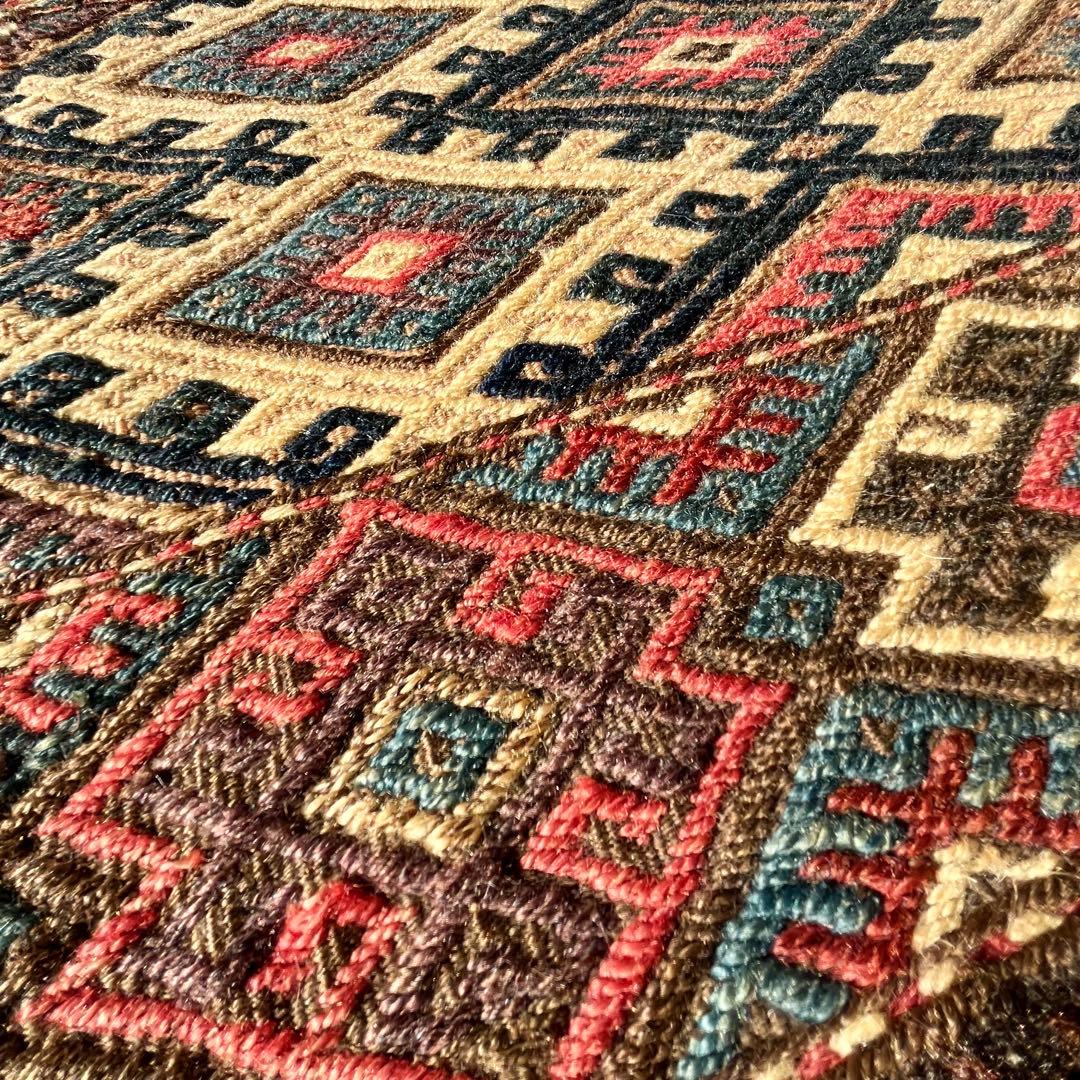 アンティークキリム/ジジム シャーサヴァン族？の袋表 手織りトライバルラグ
