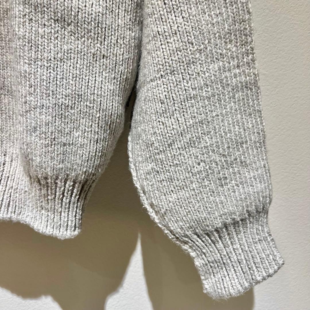 美品 UNUSED アンユーズド2023aw ハーフジップニット