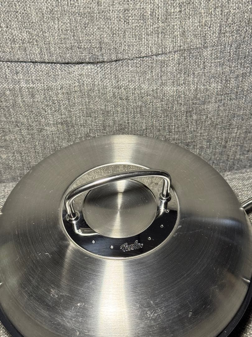 フィスラー クックスター　サーブパン 24㎝ 両手鍋ドームリッド付き