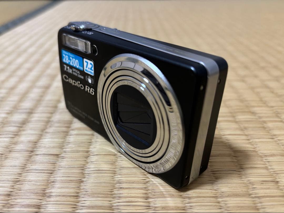 RICOH リコーCaplio R6ブラック デジカメ 中古