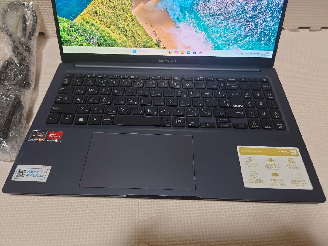 美品ASUS Vivobook15X/Ryzen5 5600H/美麗OLED液晶