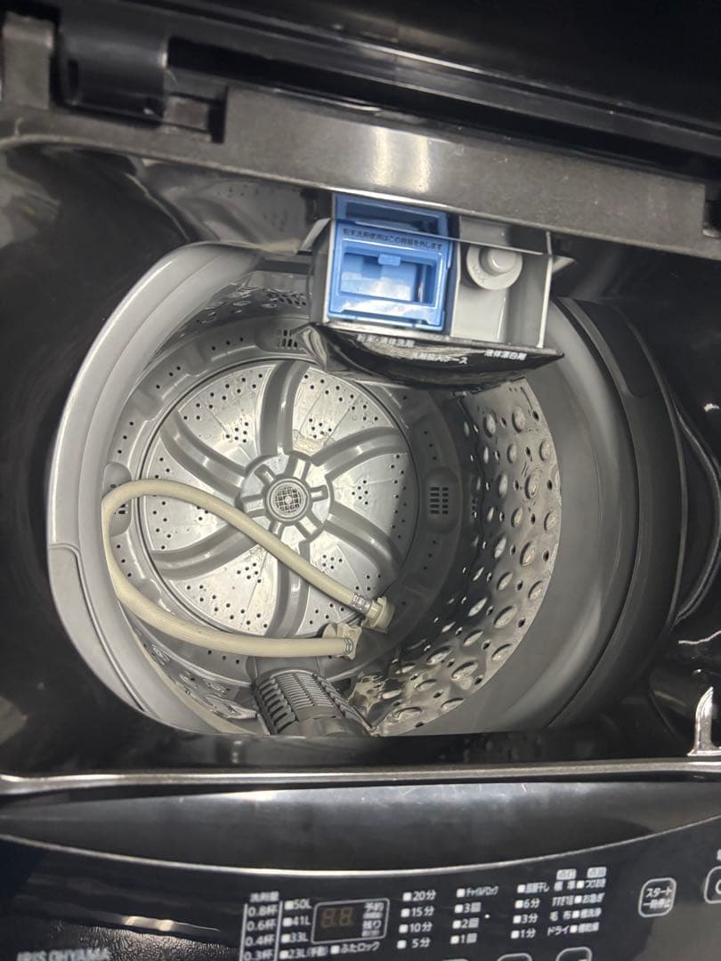 IAW-T603BL 洗濯機 6kg 黒 アイリスオーヤマ　2021年製T