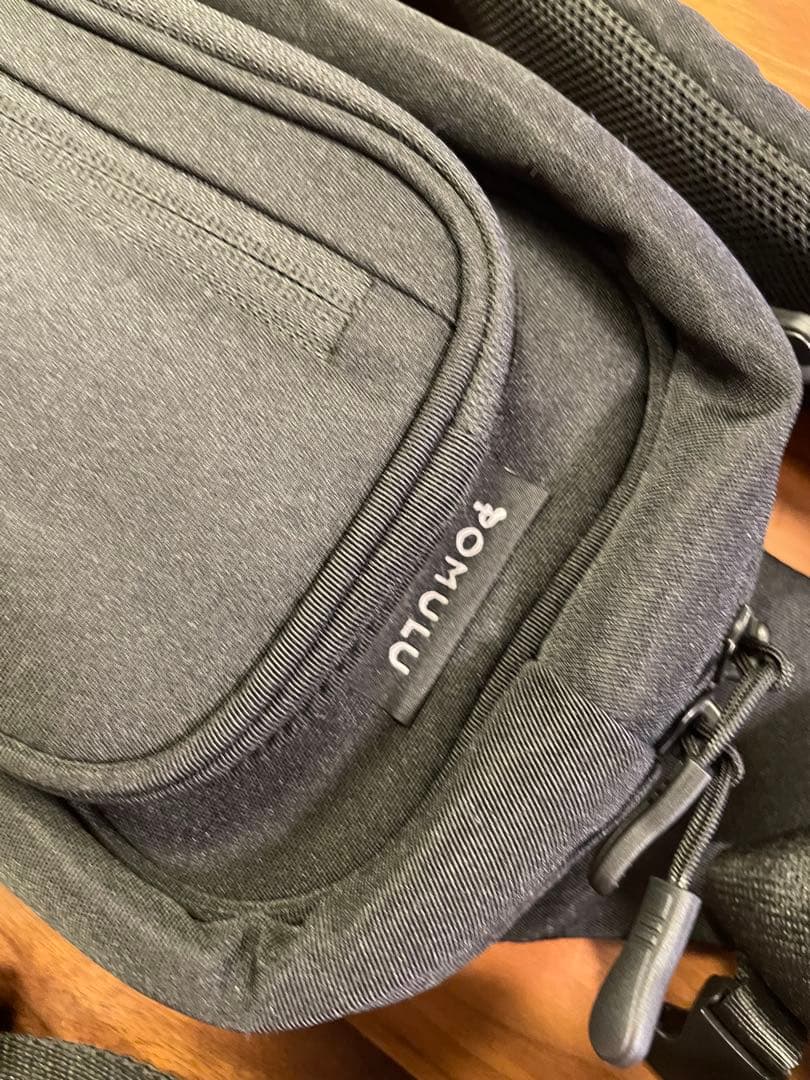 ポムル　POMULU ブラック スリングバッグ