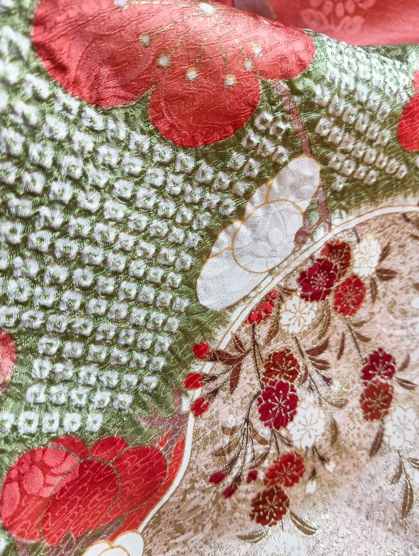 そごう誂　正統派　上質　高級振袖フルセット　川島織物帯　トール169 裄68