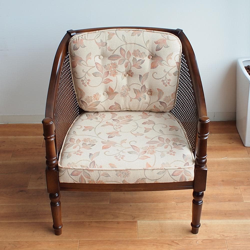 カリモク/karimoku コロニアル 1人掛けソファ A レトロ ビンテージ