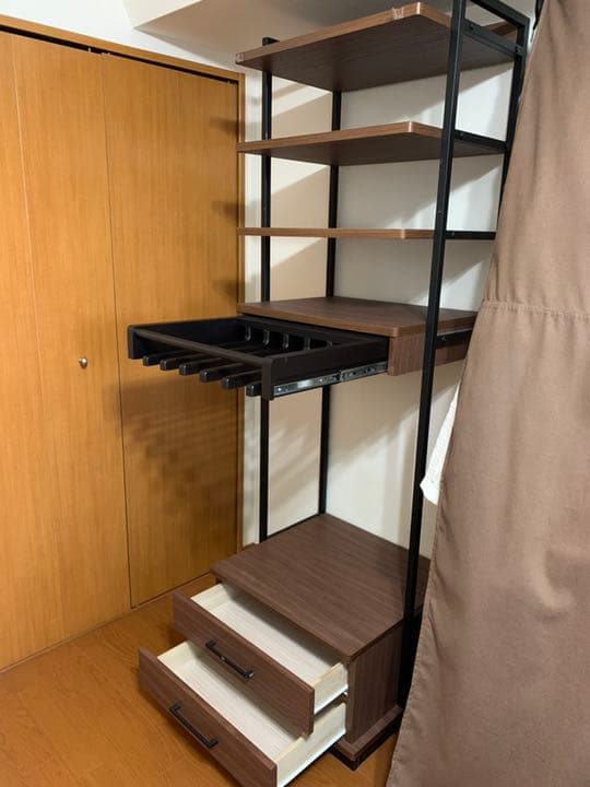 衣装棚、飾り棚 、収納家具、高さ 183cm