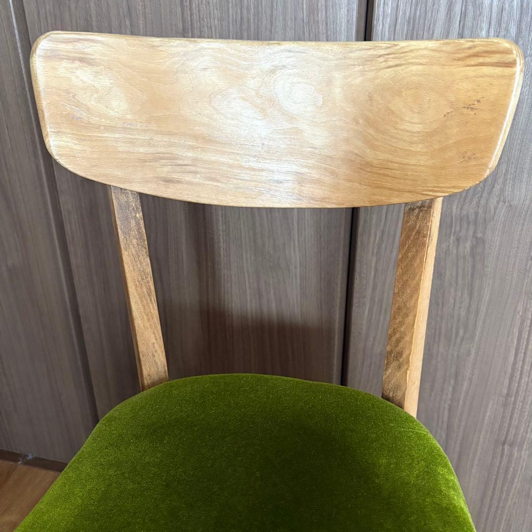 骨董市　アンティーク　チェアー　無垢　椅子　古道具　味ある木材