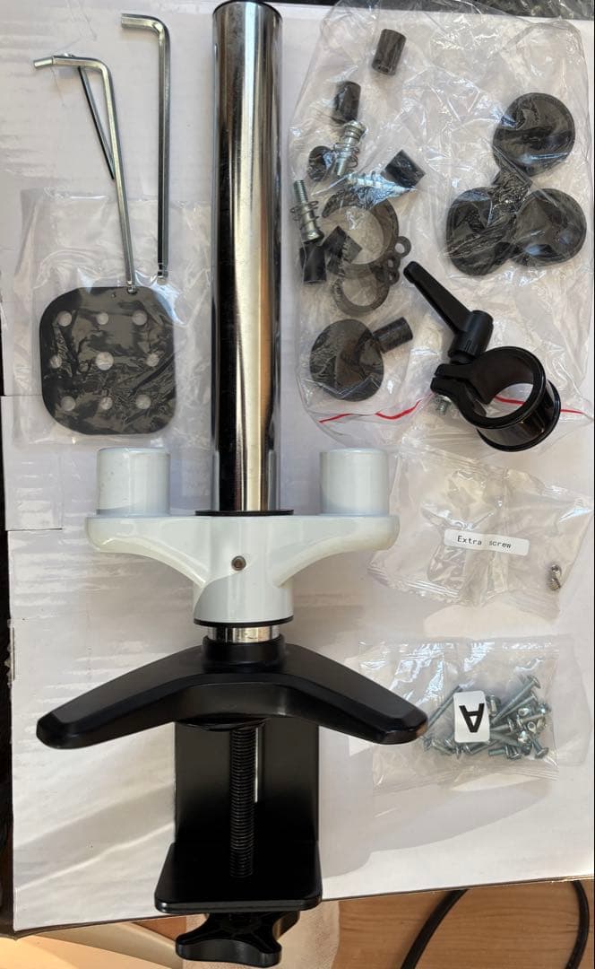 【値下げ】SHOPPINGALL デュアルモニターアーム SA-GM124D