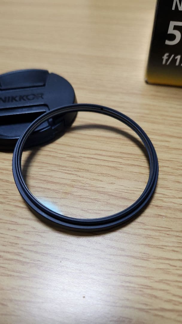 Nikon 50mm f/1.8 S + Kenko 62mm フィルター付き