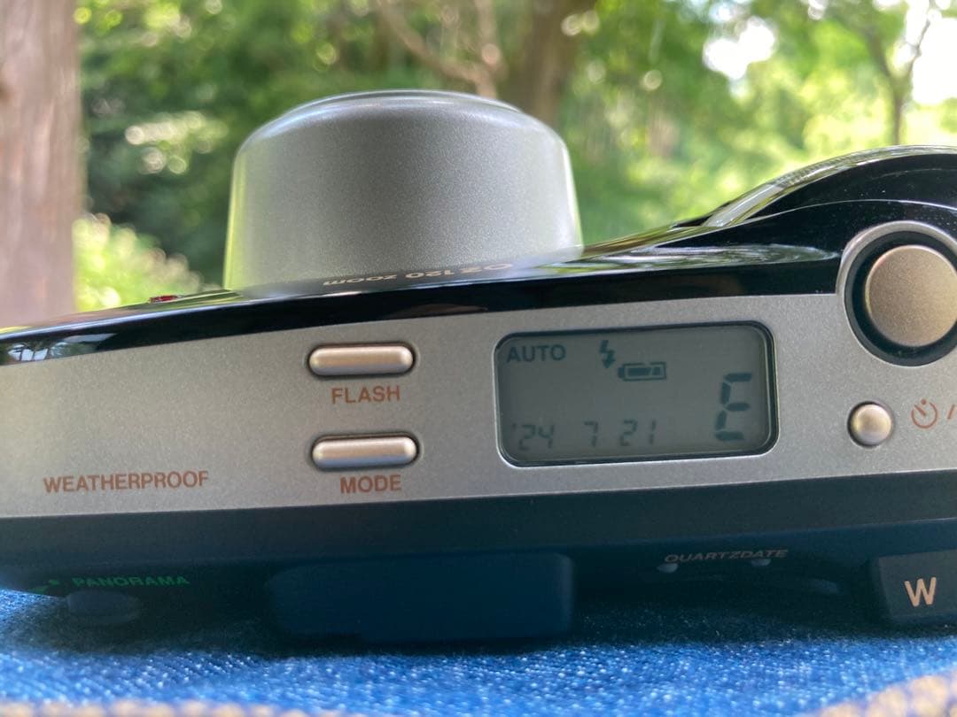 フィルムカメラ入門に★オリンパス oz120zoom★超美品＊完動品＊初期保証付