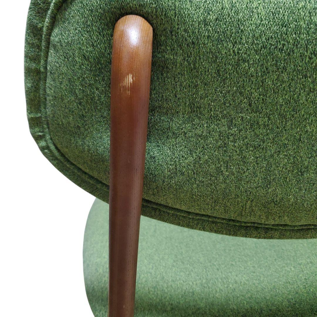 NOCE（ノーチェ） ダイニングチェア RY42 ウォールナット × グリーン