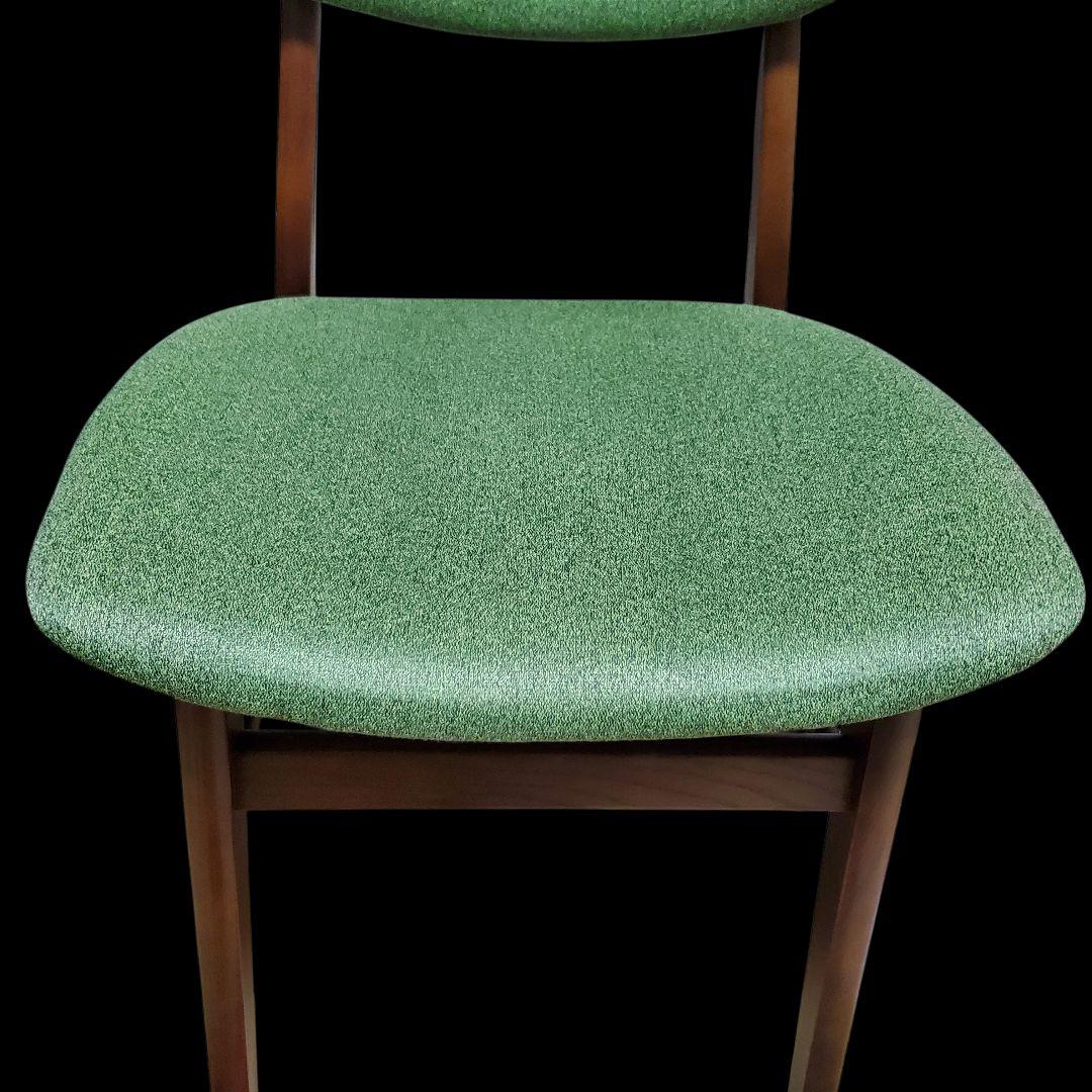 NOCE（ノーチェ） ダイニングチェア RY42 ウォールナット × グリーン